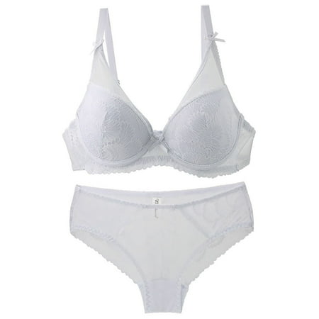 MELDVDIB Lingerie Set Wirefree Bra  Full-Coverage Lace Bra with Wirefree Cups  Plunging Wirefree Bra for Everyday Comfort   Gift  Summer Saveings Clearance