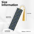 thumbnail image 3 of Kdxio Funny Spaceships Print Metal Tassel Bookmarks,Perfect Gift for Art Lovers and Bookworms Metal Bookmarks for Women, 3 of 8