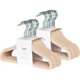 thumbnail image 1 of 3 Sprouts Baby Velvet, Non-Slip Clothes Hangers - Pack of 30 - Hazelnut, 1 of 5