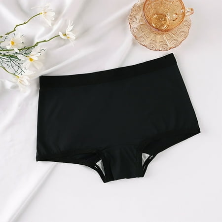 Juslio Panties for Women High Waist Ice Silk Sexy Breathable Soft Soft Elastic Breathable Underwear