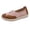 Pink, variant on Men's Slip On Loafers Toe Derby Style Casual Shoes Lightweight Comfortable Solid Color Boat Shoe Look for Daily Wear