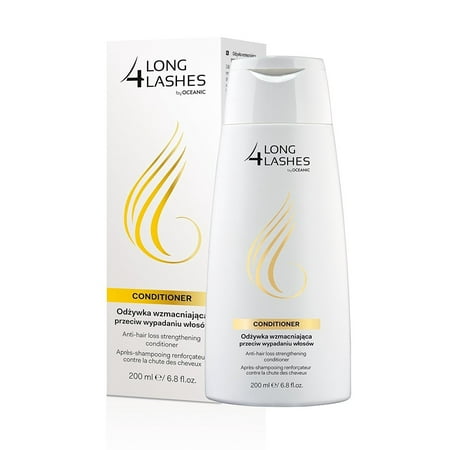 Long 4 Lashes by Oceanic, Anti-Hair Loss Strengthening Conditioner, 6.8 Oz (200