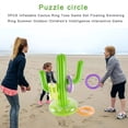 thumbnail image 3 of Inflatable Cactus Game Swimming Pool Hoops Summer Water Beach Party Fun Toys, 3 of 6