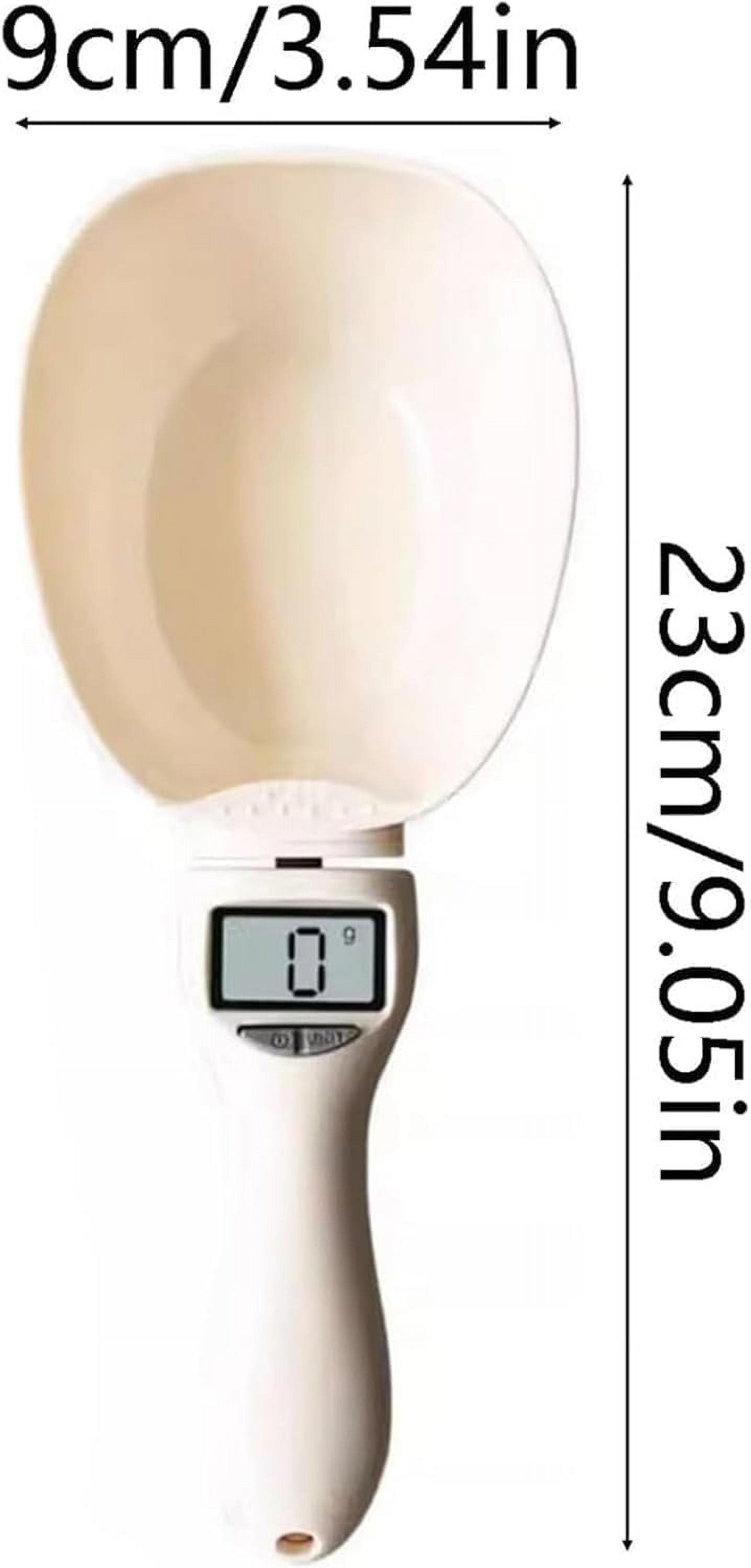 Electronic Measuring Spoon,Digital Measuring Scoop Scale with Easy-Read LCD Display & Precise Sensor,Perfect for Baking,Coffee,Protein Powder,and Pet Food,Measures 0.1g-800g / 0.1oz-28oz