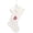 D, variant on Edgtyos Large Christmas Letter Stocking, White Knit Stocking with Pom Pom Tassel, Xmas Alphabet Sock for Fireplace Mantel Tree Wall Stair Railing Decor "Q"