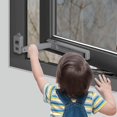 thumbnail image 1 of Child Proof Window Lock, Window Restrictor, Easy to Install and Use, 3M VHB Adhesive, No Tools or Drilling, Easy to Remove (Gray), 1 of 4