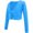 Blue, variant on Agkizg Long Sleeve Leotards for Girls, Children and Girls Solid Color Dance Practice Body Long Sleeve Warm Coat Shawl, Sizes 4-14 Years