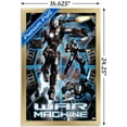 thumbnail image 3 of Marvel Cinematic Universe - Iron Man 2 - War Machine Wall Poster, 14.725" x 22.375", Framed, 3 of 3