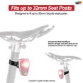 thumbnail image 4 of Cygolite Support de Poteau de Siège pour Hypershot, Hotshot Pro et Hotshot Série de Lumières de Queue de Vélo avec Supports Durs, 4 of 4