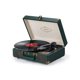 thumbnail image 1 of Asmuse Record Player 3-Speed Belt Drive Turntable For Vinyl Bluetooth Record Player With Built-In Stereo Speakers And RCA Output Yellow Wood Finish, 1 of 5