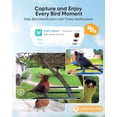 thumbnail image 3 of Comedero para aves Onlyfly con energía solar, cámara IA 2K y Wi‑Fi, 3 of 9