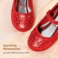 thumbnail image 3 of Zapatos de Vestir para Niña DREAM PAIRS Mary Jane con Brillantes Rojo Talla 9, 3 of 6