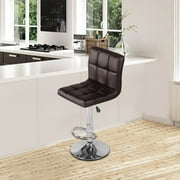 Ergonomic Height Adjustable 360 Degree Swivel Backrest Barstools Chair Comfortable Home Kitchen Stool With Footrest