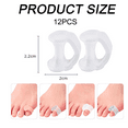 Megngio Gel Toe Separator, Little Toe Spacers for Overlapping Toe
