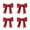 Red, variant on Beautynvta 4 Pcs Christmas Bow Ornaments, 1.97'' Felt Cloth Xmas Bow Decorations, Rustic Hanging Crafts Gift Bows for Xmas Tree Garland Wreath Holiday Decorations