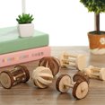 thumbnail image 1 of Flmtop Wood Mini Exercise Chew Teeth Care Molar Toy for Rabbit Chinchilla Hamster Pet, 1 of 9