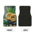 thumbnail image 2 of Honeii Fresh Passion Fruit Still Life Print Car Foot Mat Four-Piece Set - Front & Rear Universal Car Floor Mats for SUVs, Trucks, Sedans, 2 of 7