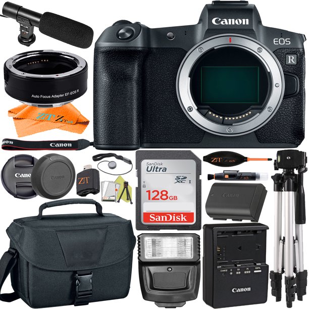 Canon EOS R Full Frame Mirrorless Digital Camera with Mount