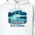 thumbnail image 3 of Inktastic Iceland Blue Lagoon Adult Hoodie Sweatshirt, 3 of 4