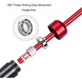 thumbnail image 2 of Weighted Jump Rope for Women, Men, Heavy Duty Jump Rope with Adjustable Thick PVC Rope, Ball Bearing Aluminum Alloy Non-slip Handles, Great for Crossf, 2 of 5