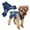 dog pants #3, variant on Adorable Small Dog Cowboy Style Denim Suspenders Trousers, Button Closure Pet Outfit For Outdoor Activities, Comfortable And Safe Wear For Puppies And Small Dogs
