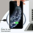 thumbnail image 4 of Wireless Charger , Qi-Certified 15W Max Fast Wireless Charging Pad, Compatible with iPhone 12/12 Mini/12 Pro/SE 2020/11 Pro,Samsung Galaxy S21/S20/Note 10(No AC Adapter) - White, 4 of 9