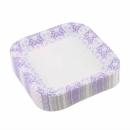 Brand Buzz Glad Everyday Paper Disposable Plates - Pack of 50