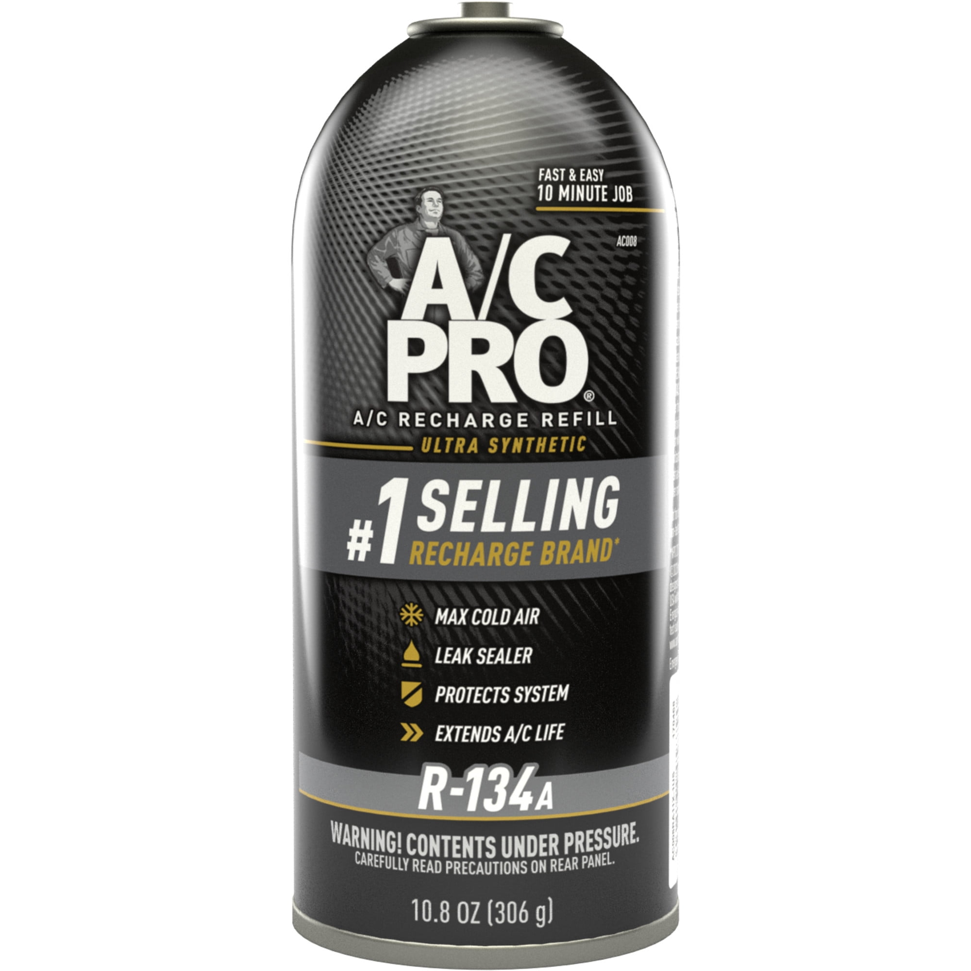 A/C Pro ACP-102 Ultra Synthetic A/C Recharge R-134a Car Refrigerant - 10.8 OZ