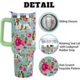 thumbnail image 4 of Basset Hound Tumbler 40 Oz - Insulated Stainless Steel Travel Mug with Lid & Straw, Cute Dog Themed Coffee Cup - Ideal Gift for Women, 4 of 6