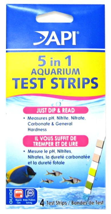 api aquarium test strip color chart