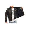 thumbnail image 3 of Redline Men's Distressed Leather Touring Motorcycle Jacket with Liner M-600 (S), 3 of 4