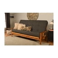 thumbnail image 4 of Kodiak Furniture Monterey Queen Butternut Wood Futon-Linen Charcoal Mattress, 4 of 4