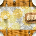 thumbnail image 5 of Sm:)e Yellow Dahlia Floral Pinnata Summer Table Runner 13x72 Inch, Spring Kitchen Dining Table Decoration for Home Party Decor, 5 of 7