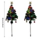 thumbnail image 3 of 2 paquetes de luces solares para árbol de Navidad, luces solares para jardín, luces para caminos de Navidad, luces impermeables para exteriores para decoración navideña, caminos, jardines, patios, 3 of 6