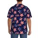 thumbnail image 3 of Fotbe American Stars Camisa Estampada de Manga Corta para Hombre, Casual de Verano, Estilo Playero, Sin Arrugas-Small, 3 of 5