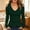 Green, variant on WRFWUL Womens Cold Shoulder Criss Cross V Neck Long Sleeve Tops Slim Fit Ribbed Knit Dressy Casual Fall Basic Shirts