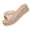 Beige, variant on Platform Sandals for Women Summer Casual Espadrille Wedge Slides Slip On Open Toe Big Bow Decor Braided Jute Sole Dressy Vacation Beach Shoes