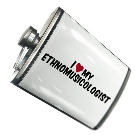 

NEONBLOND Flask I heart love my Ethnomusicologist
