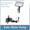 thumbnail image 3 of ELAYARD Solar Power Submersible Water Pump Black Panel Pump for Garden Fountain Outdoor Use, 3 of 8