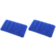 thumbnail image 1 of Almohada de aire inflable de 47x30 cm plegable para soporte lumbar y de cuello (real) azul, 1 of 2