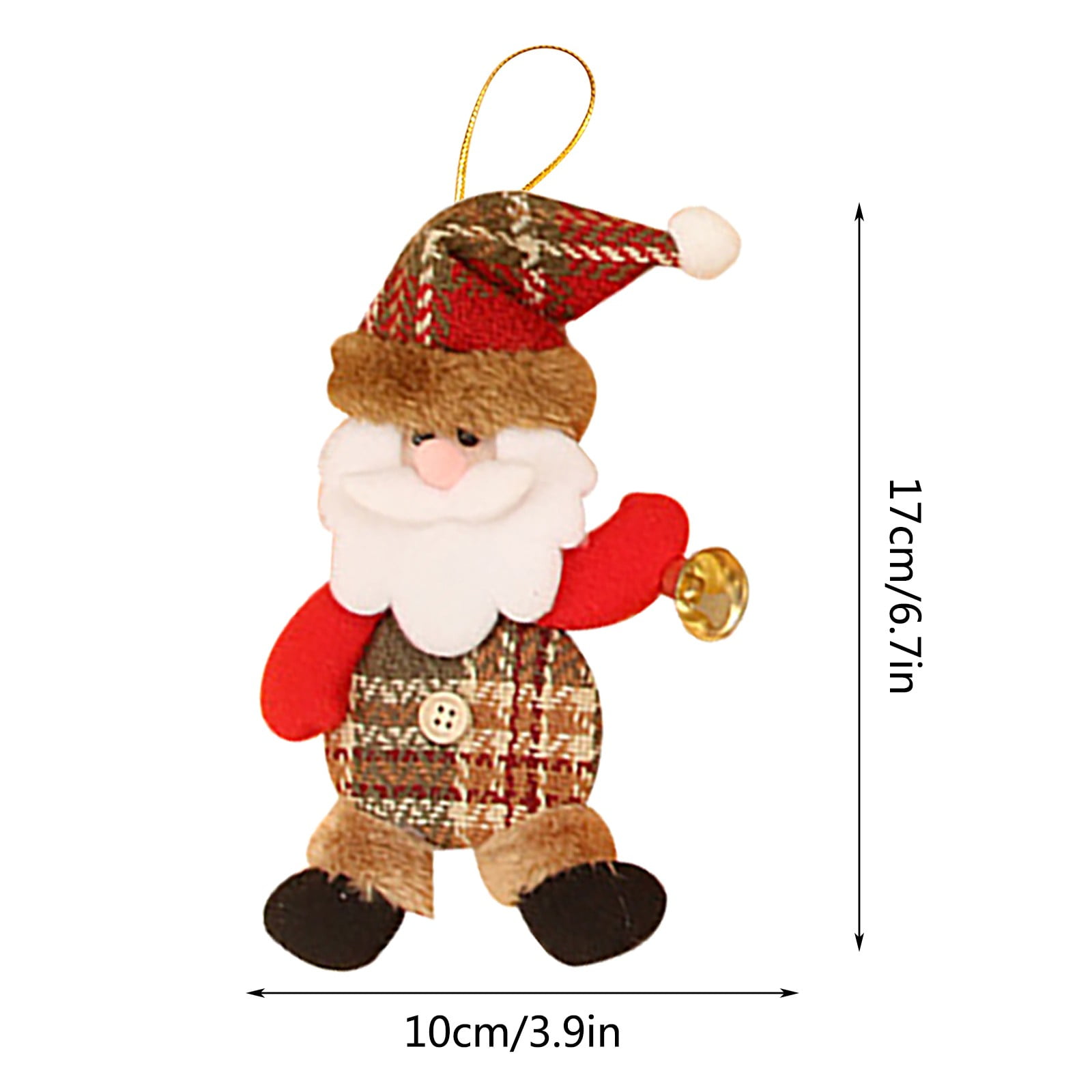 Details about   Small Pendant Ornaments Three-dimensional Doll Christmas Tree Decoration 