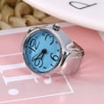 thumbnail image 4 of Ring Watch 8 Color Fashionable Women's Men's Quartz Analog Round Ring Love Watch Unique Shape, Convenient To Wear, Suitable For Different Occasions, 4 of 8
