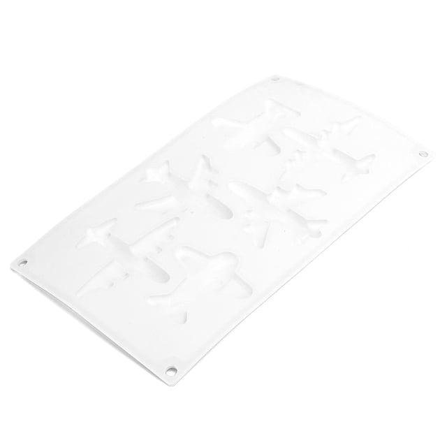Molde Con Forma De Avión De 6 Rejillas, Molde De Silicona Para Hornear, Decoración De Pasteles De Chocolate, Para Cocina Y Hogar