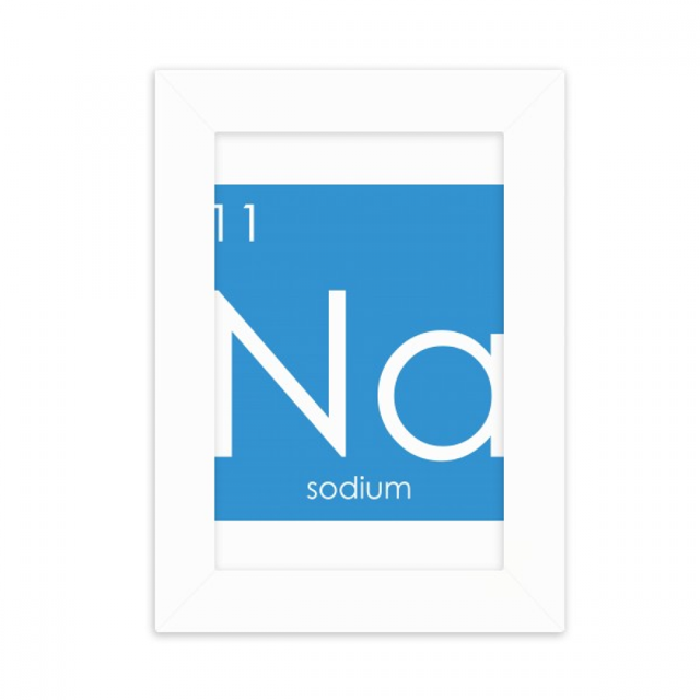 Chestry Elements Period Table Alkali Metal Sodium Na Desktop Photo Frame Picture Display Decoration Art Painting