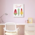 thumbnail image 2 of The Kids Room by Stupell Sweet Summertime Ice Creams Kids Nursery Design Canvas Wall Art by Ziwei Li, 2 of 6