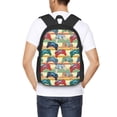 thumbnail image 4 of Fuzoiu Retro With Joysticks Print Large Capacity Backpack,Travel Backpack,Laptop Bag,College School Rucksack Bag,for School, Travel & Outdoor Activities, 4 of 6