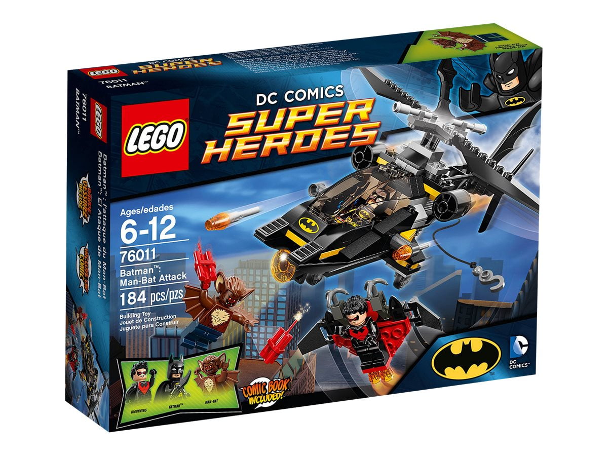 MAN-BAT ATTACK  NIB 2014 LEGO SUPER HEROES DC COMICS 76011 BATMAN GREAT GIFT!