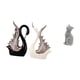 thumbnail image 5 of estatua de cisne,Figuras de cisne,estatuas,decoración del hogar,fiesta de bodas,Escultura de cerámica Arte Adorno Centros de mesa,Figura de escritorio,Estatua de gato,linda, 5 of 8