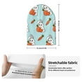 thumbnail image 2 of Picia Rabbit Is Eating Carrots Pattern Knitted Beanie Hat for Men and Women , Unisex Winter Warm Stretchy Knit Cap Thick Fisherman Beanies Cuffed Plain Skull Caps, 2 of 6