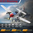thumbnail image 2 of Plano RC ANBURI P51 para principiantes de 3 canales con giroscopio de 6 ejes, 2 of 7